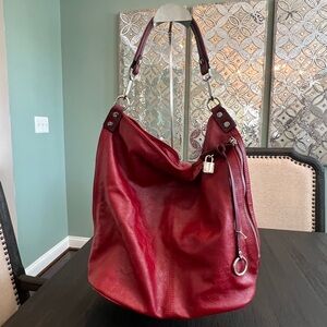 Gianni Conti Red Leather Bag